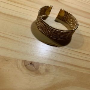 Gold metal bracelet